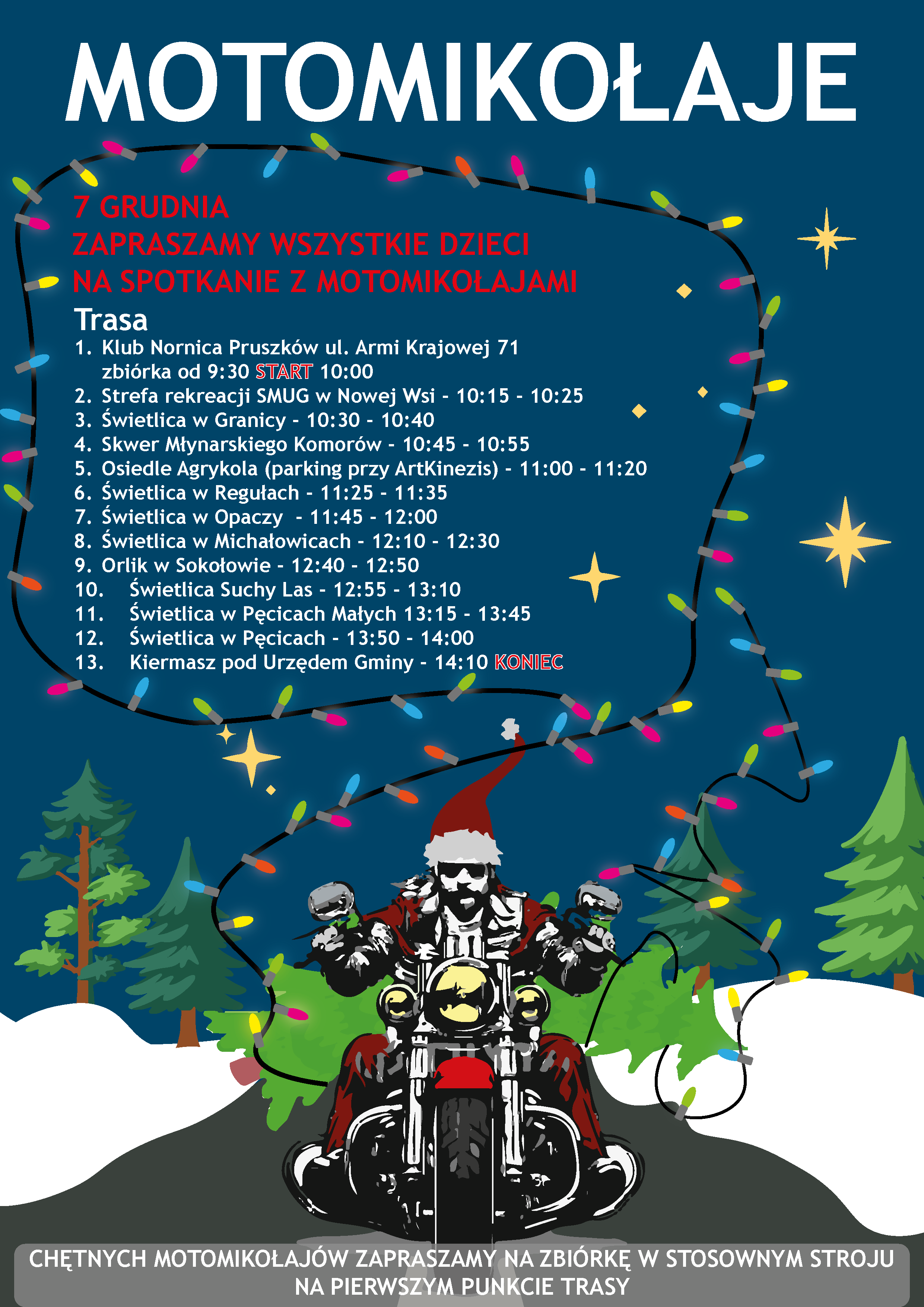 Grafika prezentuje treśc komunikatu